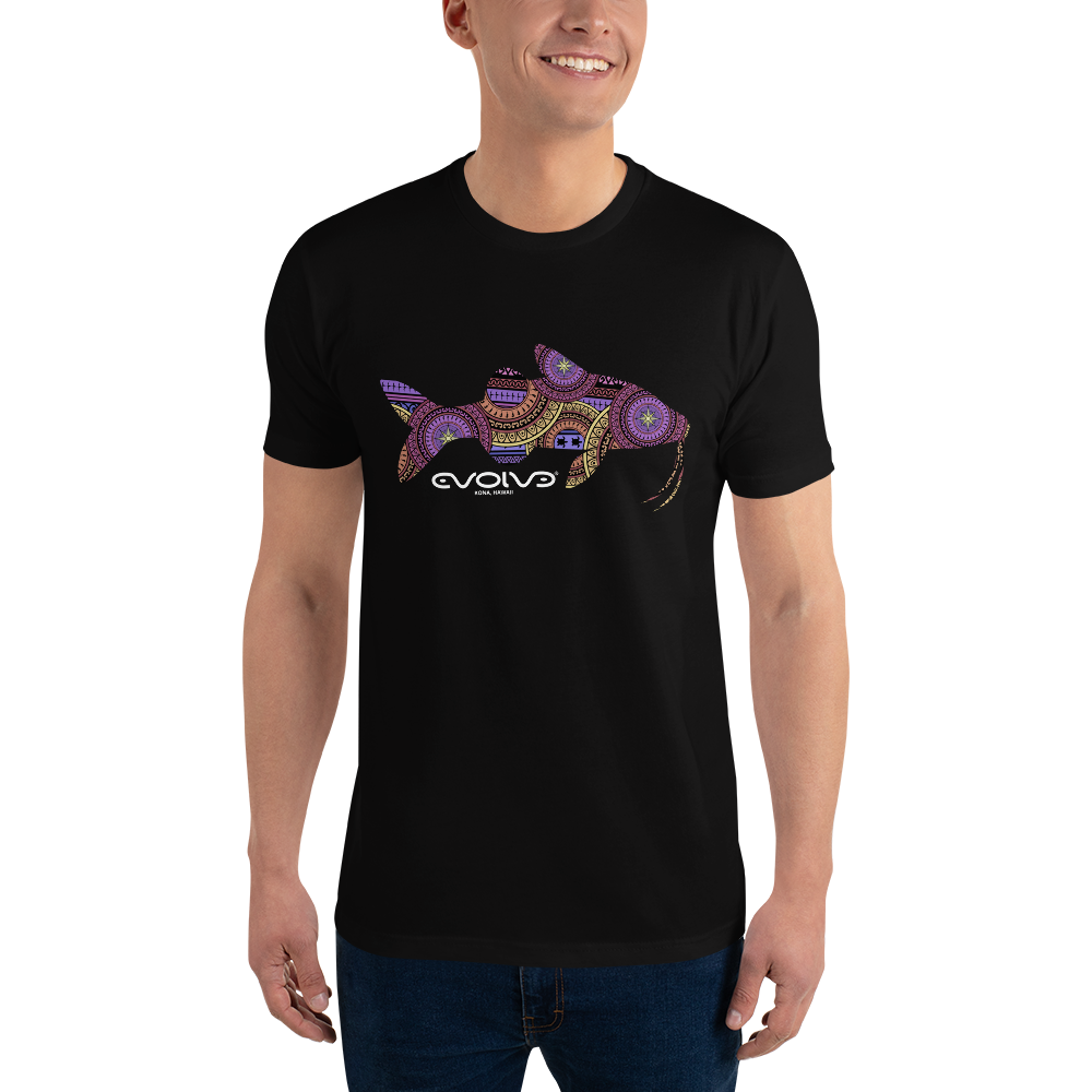 Camiseta Ulua Azul Tribal Premium - Unisex