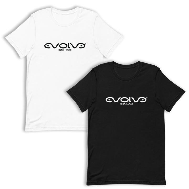 Camiseta unisex premium con logotipo de Evolve