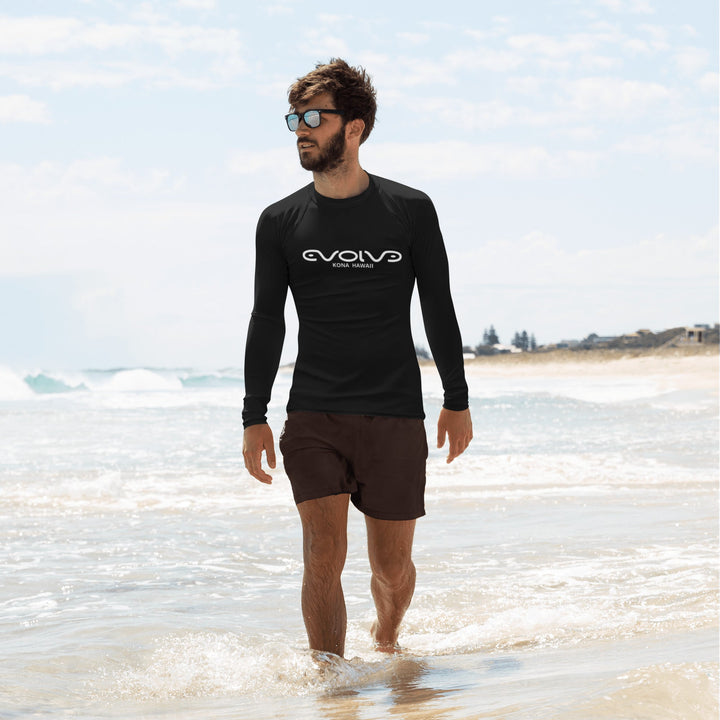 Evolve Logo Rashguard, White, front