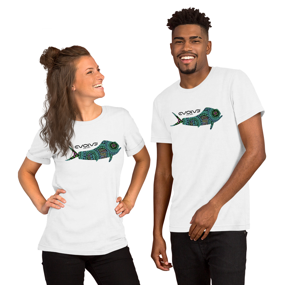 Mahi-Mahi Tribal Premium Tee 01 – Unisex