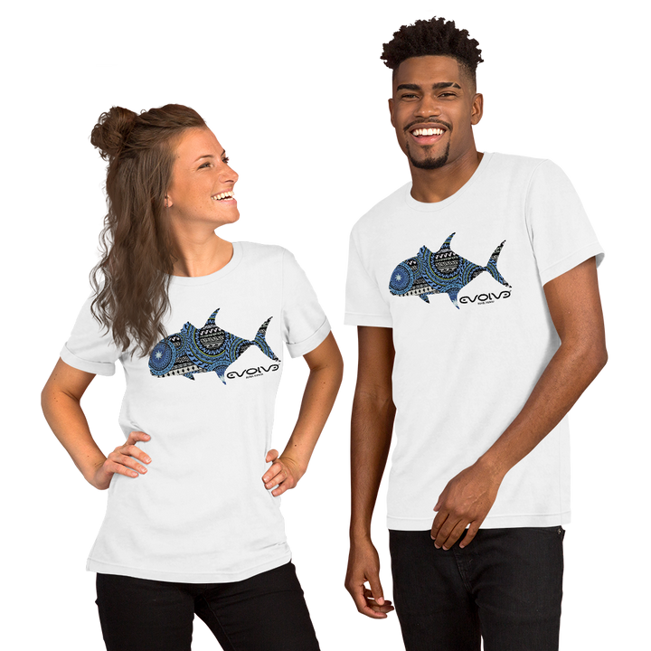 Ulua Blue Tribal Premium Tee – Unisex